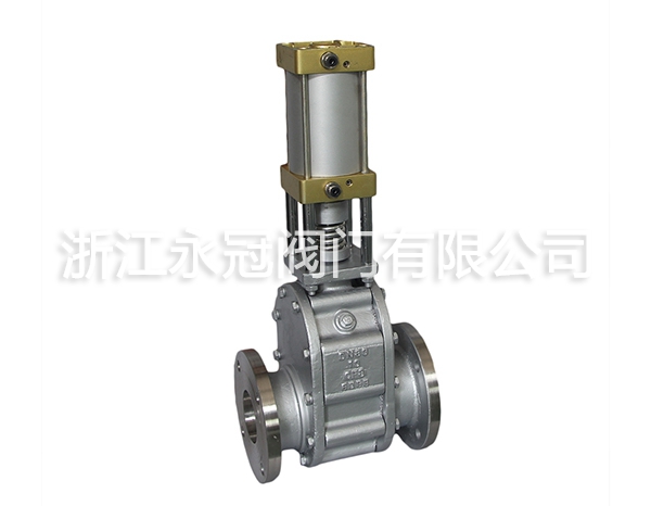 Z644TC不锈钢气动陶瓷双闸板出料阀