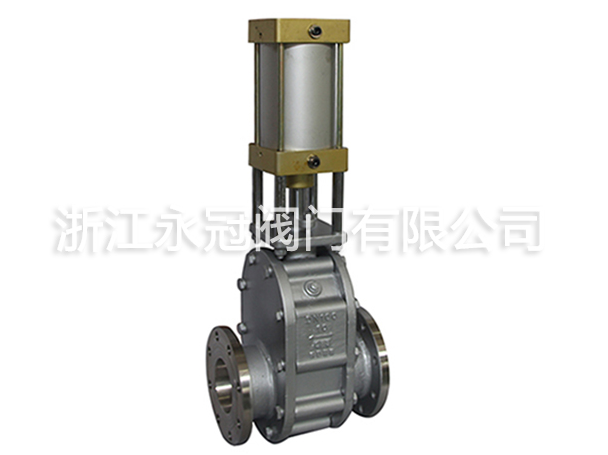 不锈钢气动陶瓷双闸板阀